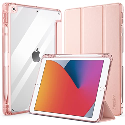 EasyAcc Case Compatible with iPad 9th Gen Case 2021/ 8th Gen 2020/ 7th Gen 2019 10.2 Inch with Pen Holder