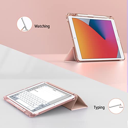 EasyAcc Case Compatible with iPad 9th Gen Case 2021/ 8th Gen 2020/ 7th Gen 2019 10.2 Inch with Pen Holder