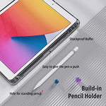 EasyAcc Case Compatible with iPad 9th Gen Case 2021/ 8th Gen 2020/ 7th Gen 2019 10.2 Inch with Pen Holder