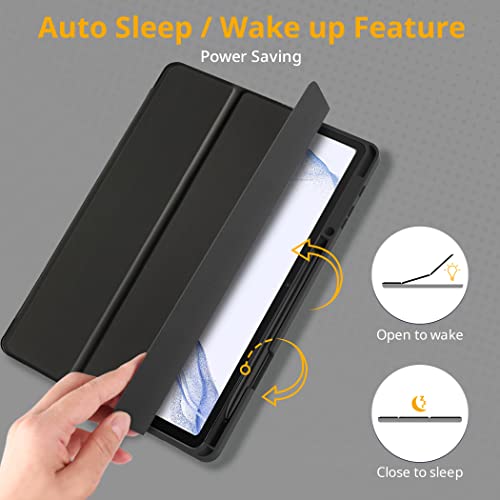 Case Compatible with Samsung Galaxy Tab S8+ Plus 2022/Galaxy Tab S7+ Plus 12.4