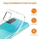 Case and 9H Screen Protector Pack of 2 for Samsung Galaxy A51