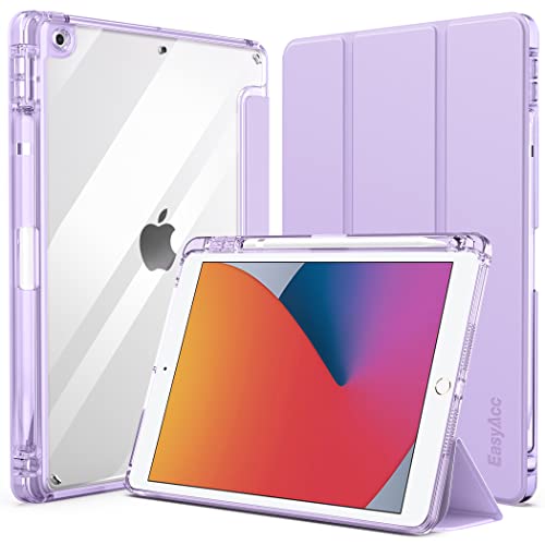 EasyAcc Case Compatible with iPad 9th Gen Case 2021/ 8th Gen 2020/ 7th Gen 2019 10.2 Inch with Pen Holder