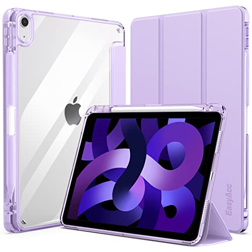 EasyAcc Case Compatible with iPad Air 5 2022/ Air 4th Generation 10.9 Inch 2020 with Pen Holder