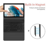 Bluetooth Keyboard Case Compatible with Samsung Galaxy Tab A8 10.5 2021 (SM-X205N/X200N) with Protective Film