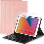 Keyboard with Compatible iPad 10.2 Inch 9th / 8th and 7th Generation with Protective Film