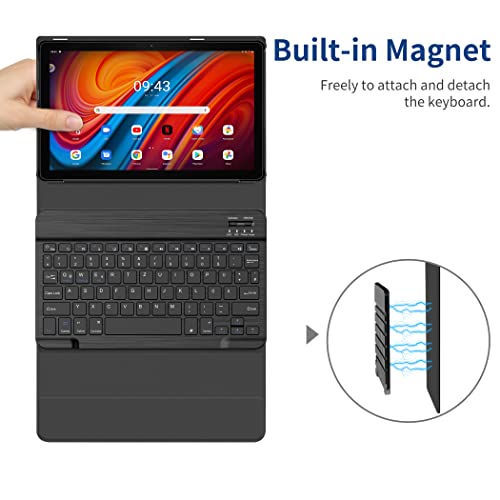 Keyboard Case Compatible with Lenovo Tab M10 3rd Gen 10.1 TB328 2022 with Protective Film