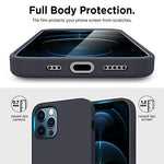 Silicone case compatible with iPhone 12 and iPhone 12 Pro 2020