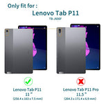 Case Compatible with Lenovo Tab P11 TB-J606/ P11 Plus TB-J607 with Protective Film