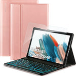 Bluetooth Keyboard Case Compatible with Samsung Galaxy Tab A8 10.5 2021 (SM-X205N/X200N) with Protective Film