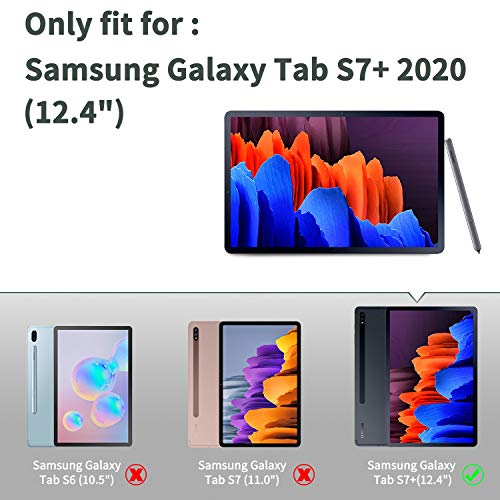 Case Compatible with Samsung Galaxy Tab S8+ Plus 2022/Galaxy Tab S7+ Plus 12.4