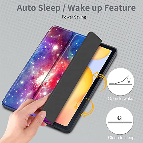 EasyAcc Case Compatible with Samsung Galaxy Tab S6 Lite 2022/2020 10.4 Inch with Protective Film