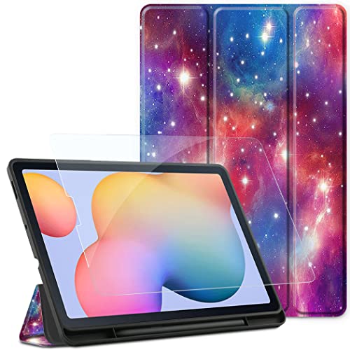 EasyAcc Case Compatible with Samsung Galaxy Tab S6 Lite 2022/2020 10.4 Inch with Protective Film