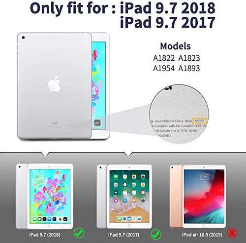 Case with iPad 9.7 2018/ iPad 6 Generation/iPad 2017/ iPad 5 Generation