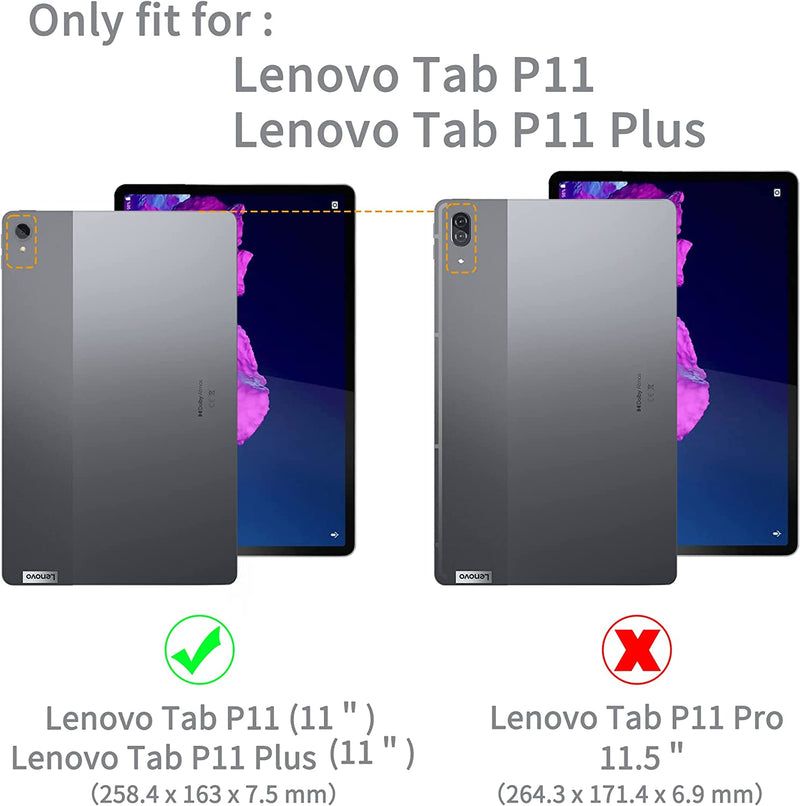 EasyAcc Case for Lenovo Tab P11 (TB-J606/TB-J607) / P11 Plus TB-J616 with Protective Film